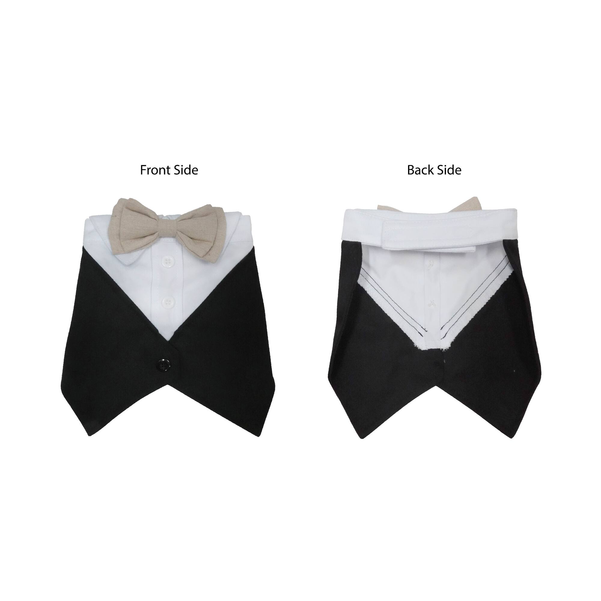 Best Furry Friends Rustic Tuxedo Dog Collar